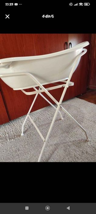 Cadă bebe, cu suport