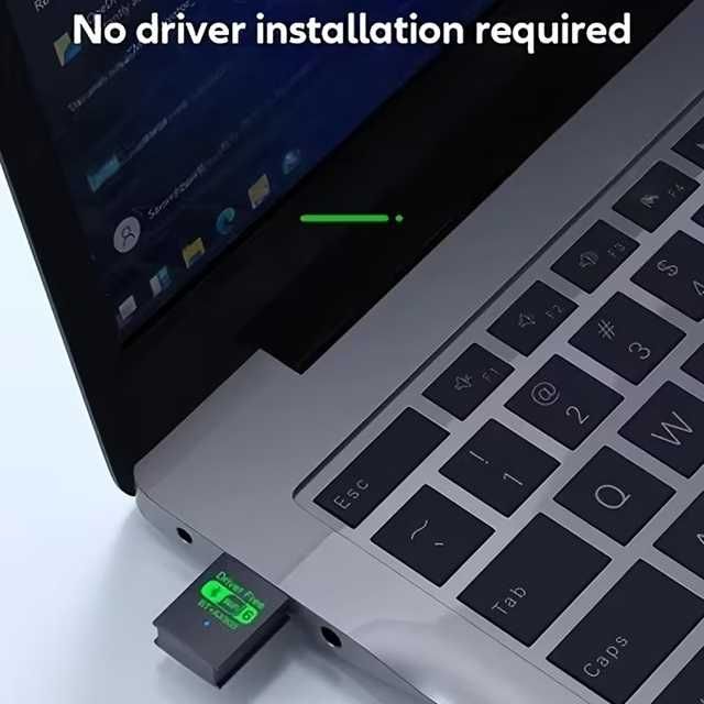 Безжичен адаптер Wifi 6 + Bluetooth 5.4, USB, 900Mbps, 2.4/5.8Ghz за лаптоп, компютър