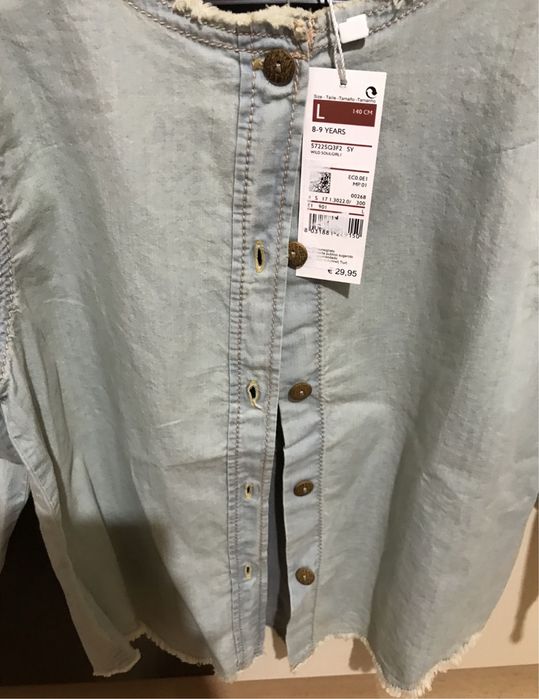 Camasa fete Sisley - 8-9 ani - 140 cm