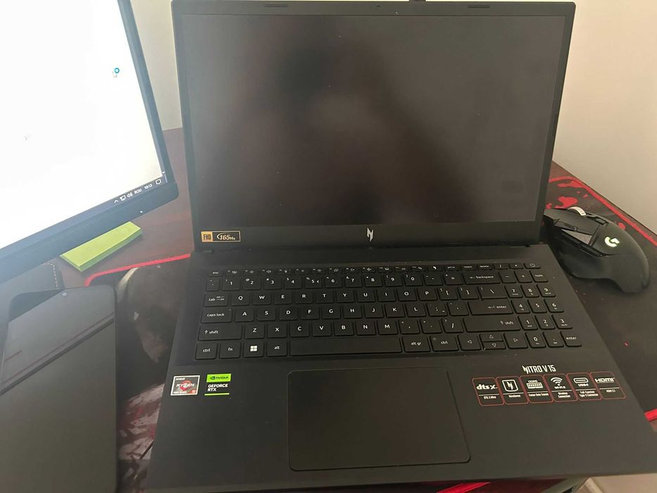 Laptop ACER Nitro AMD Ryzen 5 7535HS 4.5GHz, 16GB, 512GB, RTX 4050 6GB