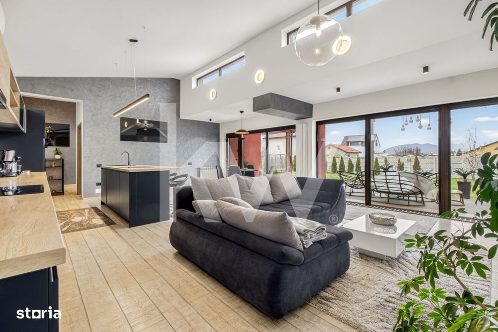 Inchiriere casa moderna cu 3 camere, teren 1450 mp - zona Stupini, Bra