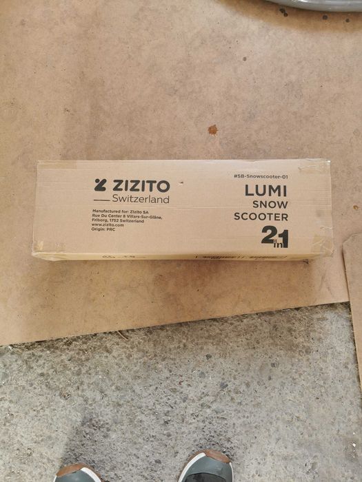 Zizito LUMI - Снежен скутер / Тротинетка 2 в 1