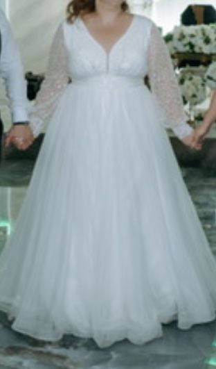 Rochie de mireasa marime 48