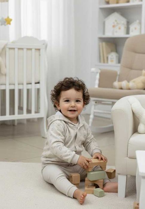 Комплект от 3 части Little Land от 100% памук (3-6-9-12 месеца). Разгледайте още предложения на www.littlelandbg.com