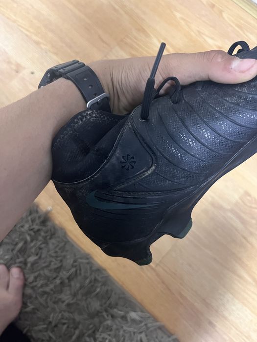 Vand ghete fotbal Nike Phantom Luna II Pro FG black / deep jungle / black