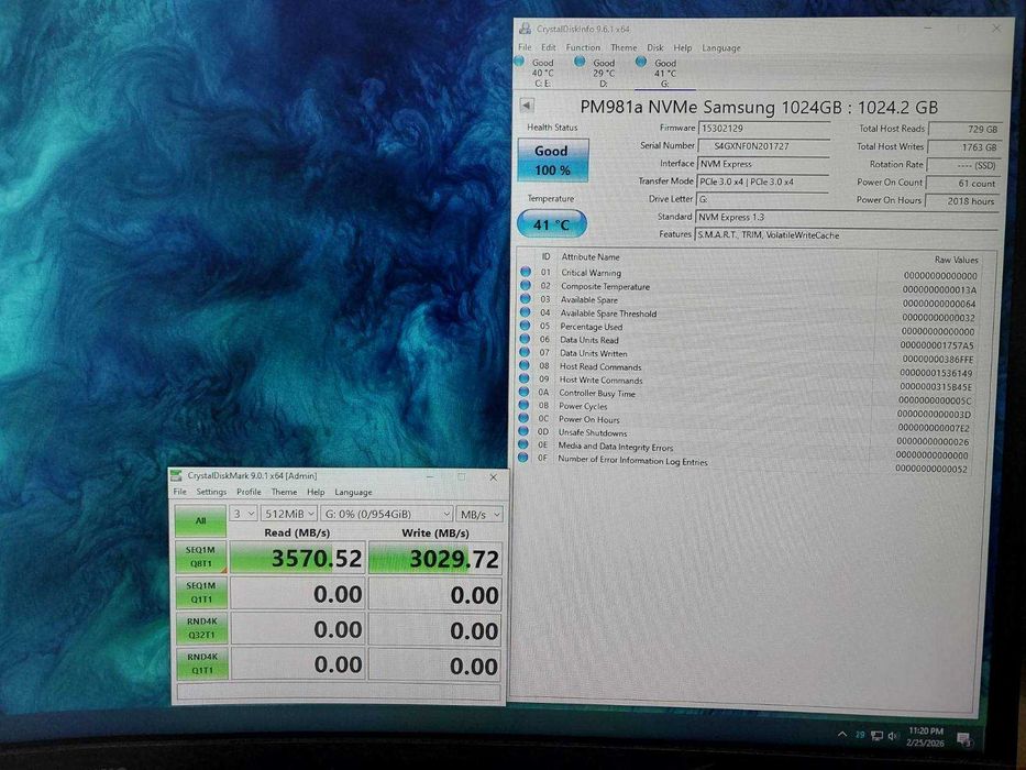 1TB M.2 NVMe - Crucial P3, Samsung, Patriot Viper