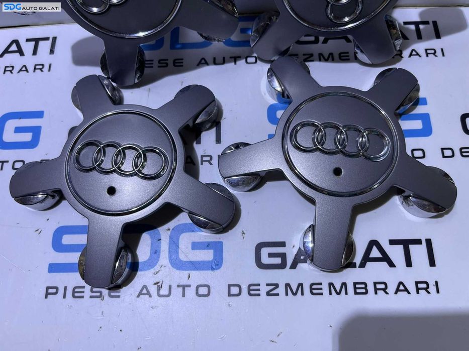 Set 4 Capace Ornamente Jante Roti Audi A3 8V 2013 - 2020 Cod 4F0601165N