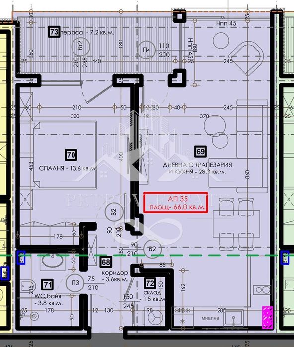 Продава се Двустаен апартамент в Велинград - 78 кв.м за 1142 €/кв.м - Снимка #4