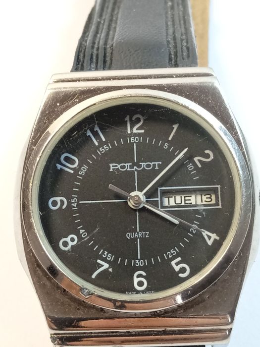 Руски ръчен механичен часовник. POLJOT Quartz.