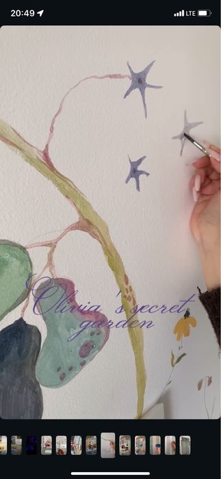 Роспись стен под ключ