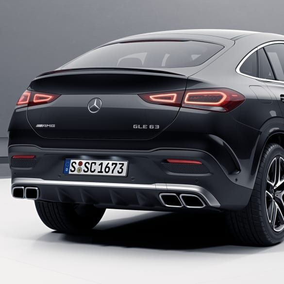 GLE/GLS 63 AMG дифузьор с накрайници W167 C167 X167 Mercedes