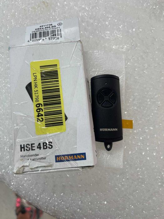 Telecomanda garaj Hörmann HSE4-868-BS 4511736, negru