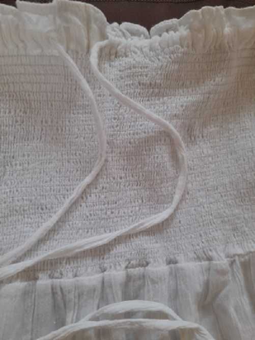 Rochie din panza topita fara umeri marimea 44-46