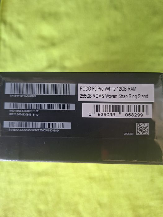 Vând/Schimb Xiaomi Poco F9 Pro Nou Sigilat Garanție Liber
