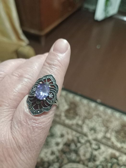 Кольцо, серебренное