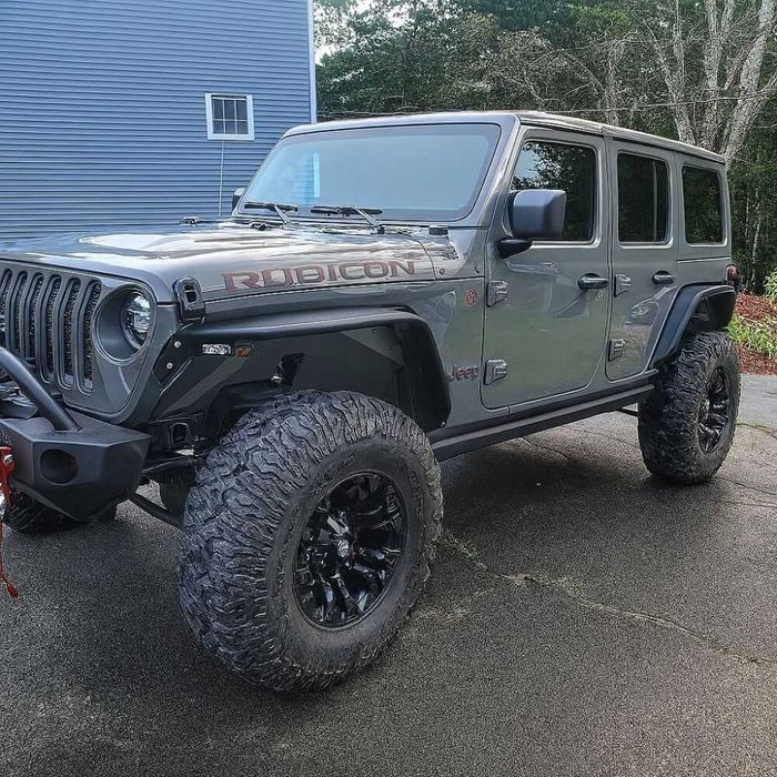 Вежди и метални подкалници за Jeep Wrangler JL 18 - 26
