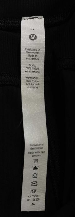 Pantaloni Lululemon Dance Studio Mid Rise Cropped Black, size 0