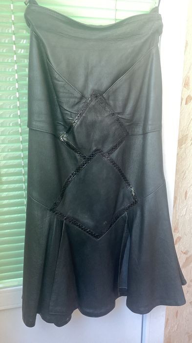 Кожена пола фина естествена кожа-чантата е подарък