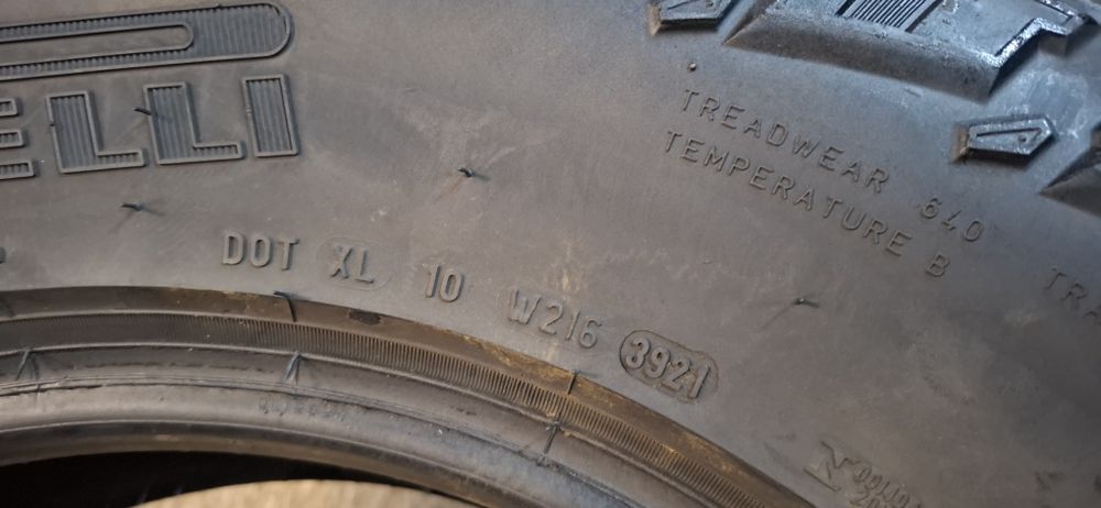 4x4 / SUV – Pirelli Scorpion All Terrain 255/70 R16 DOT 2021