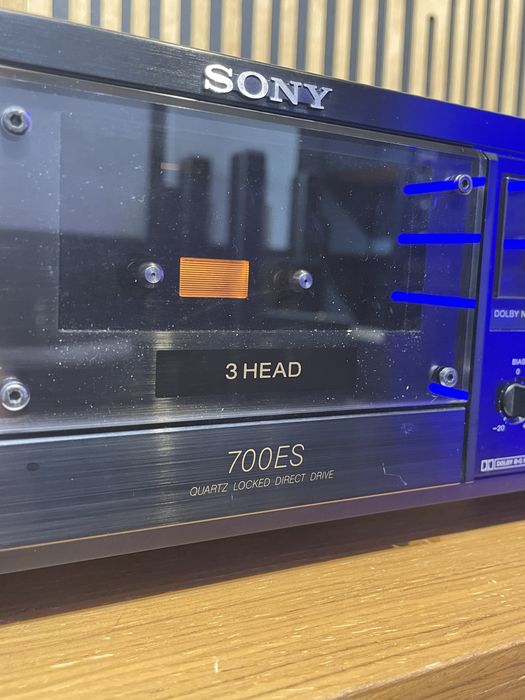 Deck sony tc-k700es 3 capete direct drive dual capstan recent servisat stare excelenta