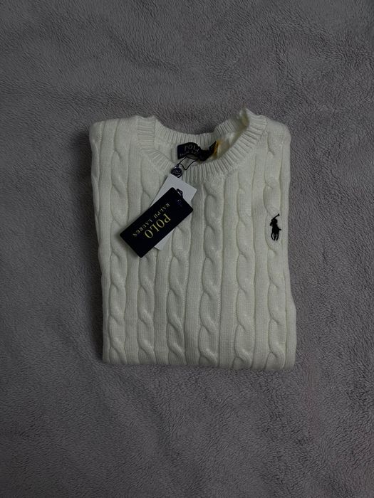 Bluza Ralph Lauren alba mărimea:L Bărbați