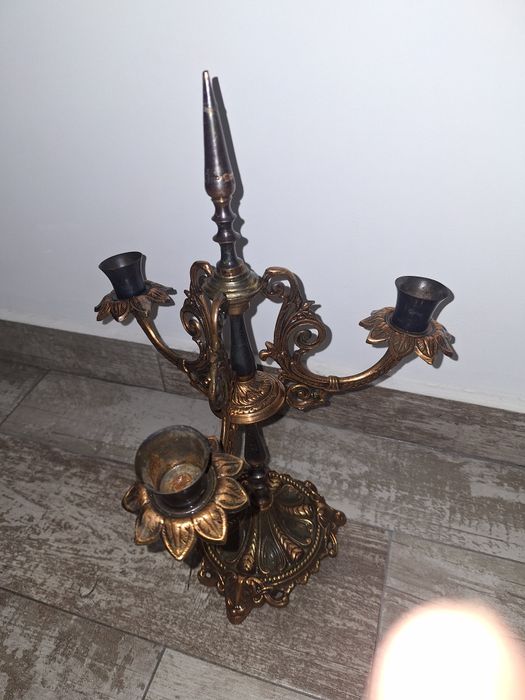 Sfestnic lumanari bronz antic