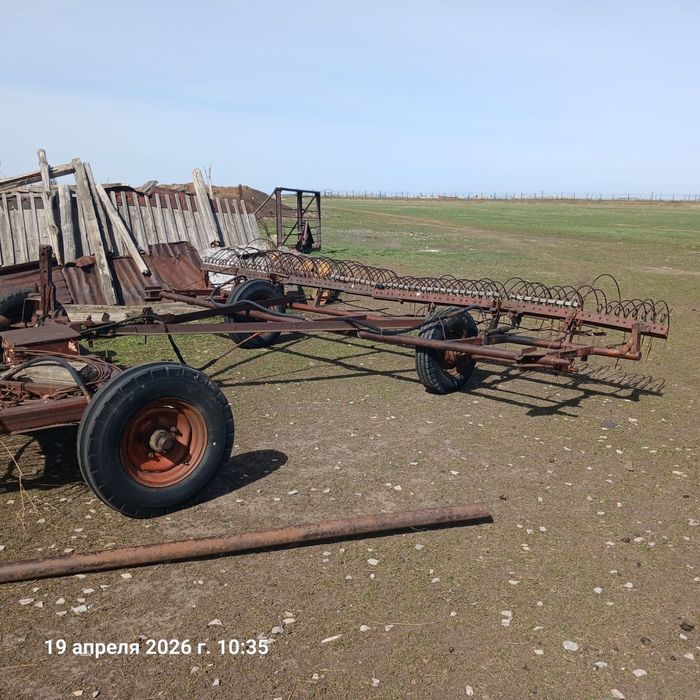 Продам косилку двух бруску с граблями