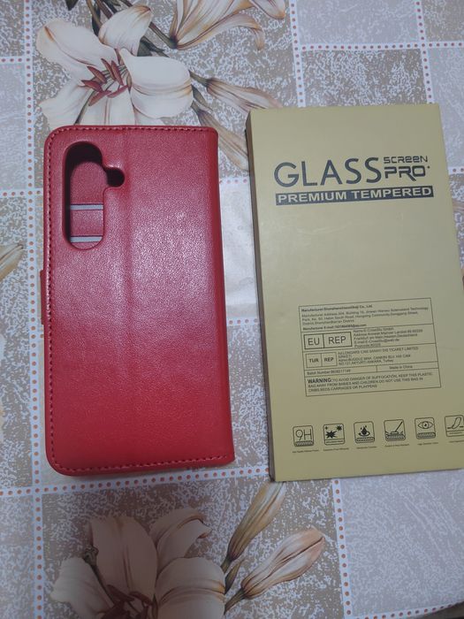 Калъф за Самсунг Галакси S25 плюс 3 броя стъклен протектор