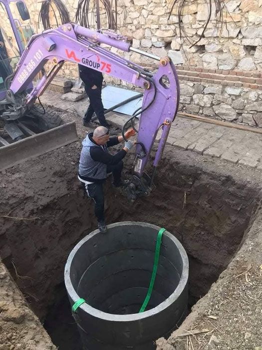 Цялостно изграждане на септични ями и пречиствателни станции