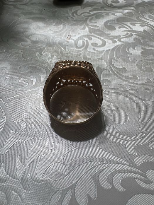 Золотое кольцо, перстень с инициалами