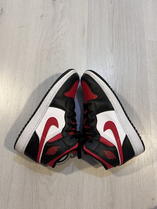 Nike Air Jordan 1 Mid High Bred Toe 37,5 38 38,5 Dunk