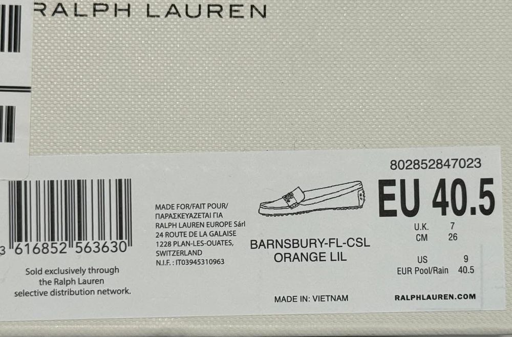 Мокасини Ralph Lauren