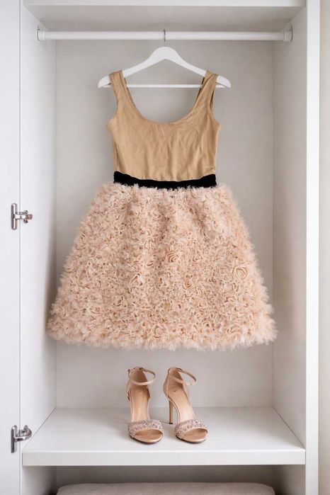 Стилна рокля зара размер с