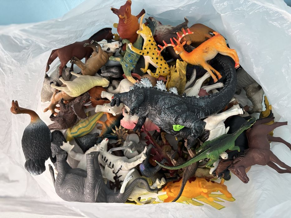 Игрушки животные большой пакет