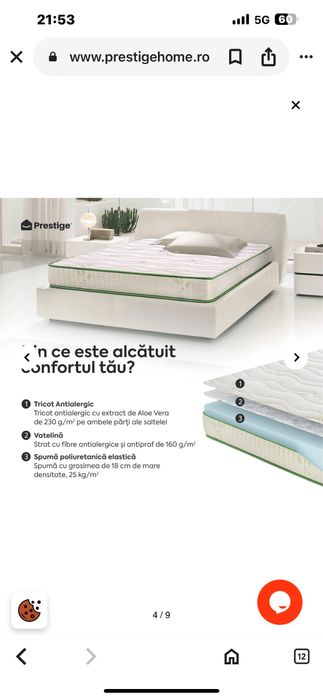 Saltele de pat ortopedice 80/200