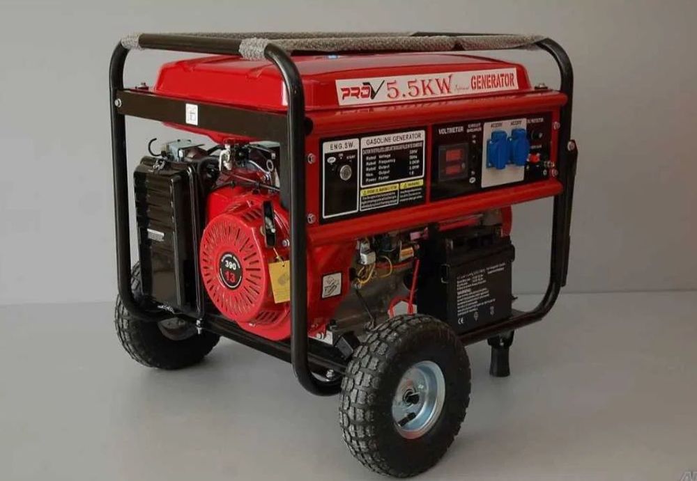 Генератор за ток 5,5 КВ. с ел. старт и дигитален дисплей