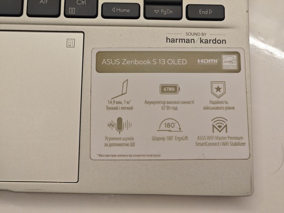 ASUS Zenbook S 13 OLED UM5302T Ryzen 6600U pentru piese