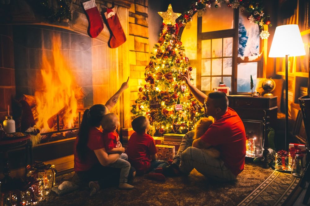 Професионални Коледни  декори за студио