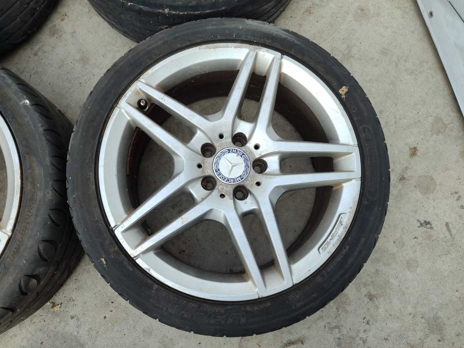 Set 4 Jante aliaj R18 8J 225/40 / 8.5J 255/35 5x112 Mercedes-Benz C W204 2011 / [2007-2014] / (11Y)