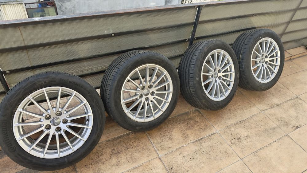 Jante audi 17 cu anvelope continental 225 50 17