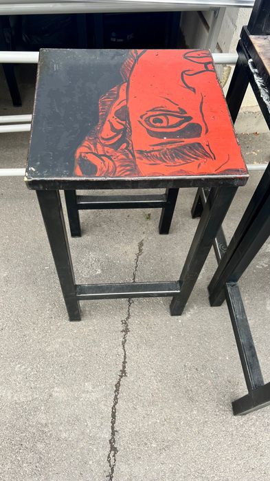 Барные стулья (металл и дерево)