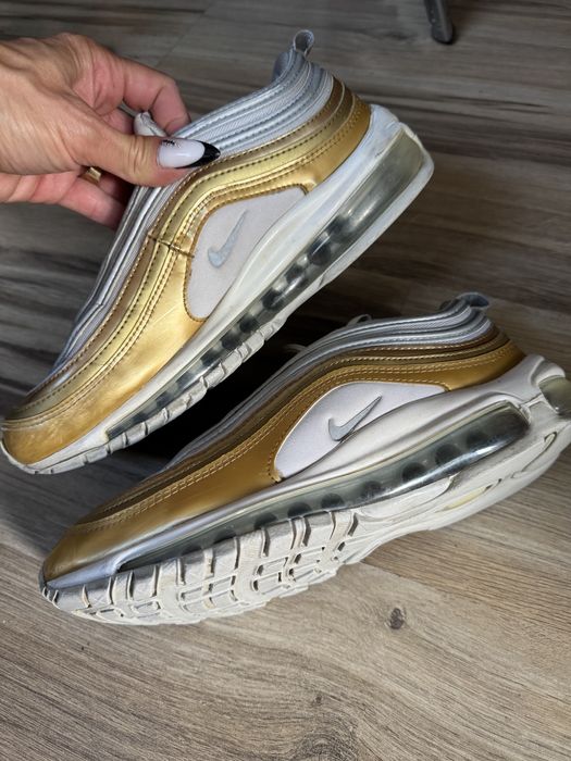 Оригинални маратонки Nike Air Max 97 Metallic Gold! 39 н