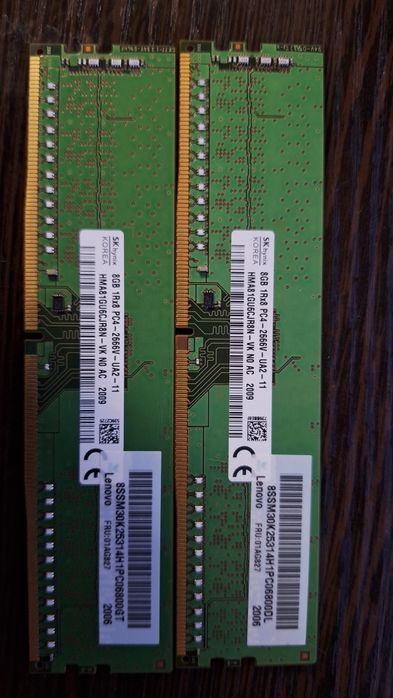 Продаю оперативную память DDR4 16G 2666.