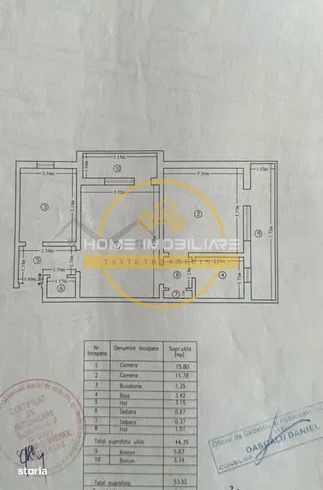 Apartament cu 2 camere/ 54mp/ zona Tatarasi