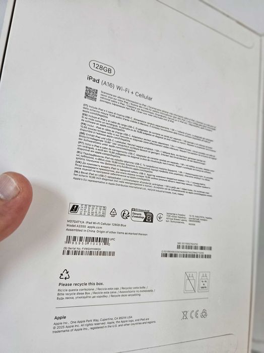 Ipad 11 128 gb sim sigilat la cutie.