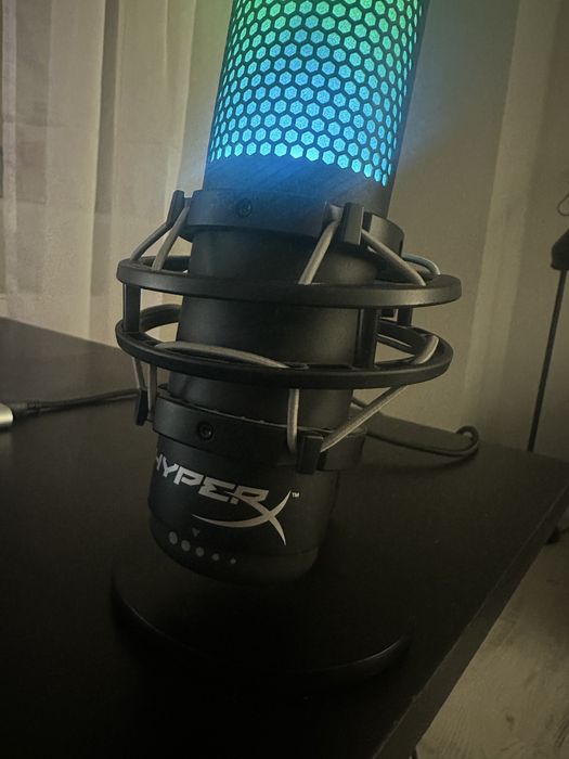 Microfon HyperX QuadCast S, USB, RGB