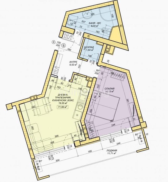 Продава се Двустаен апартамент в София, Овча купел - 83 кв.м за 1788 €/кв.м - Снимка #8