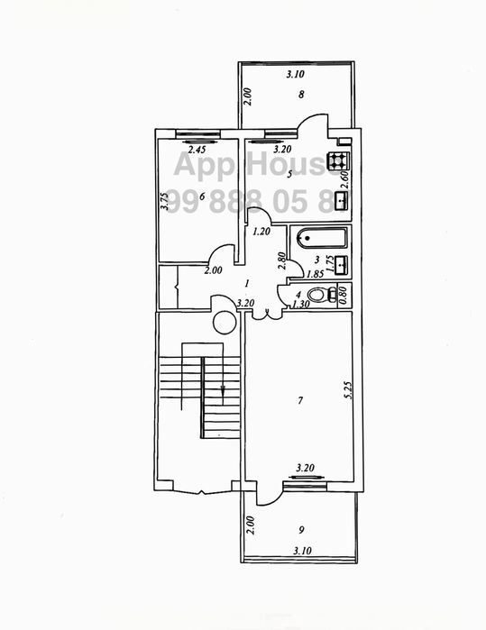 2-ух комн, 2/1/5 Тузель3, Улучшенка 60м*, 2балкона 2х3, Под Ипотеку.