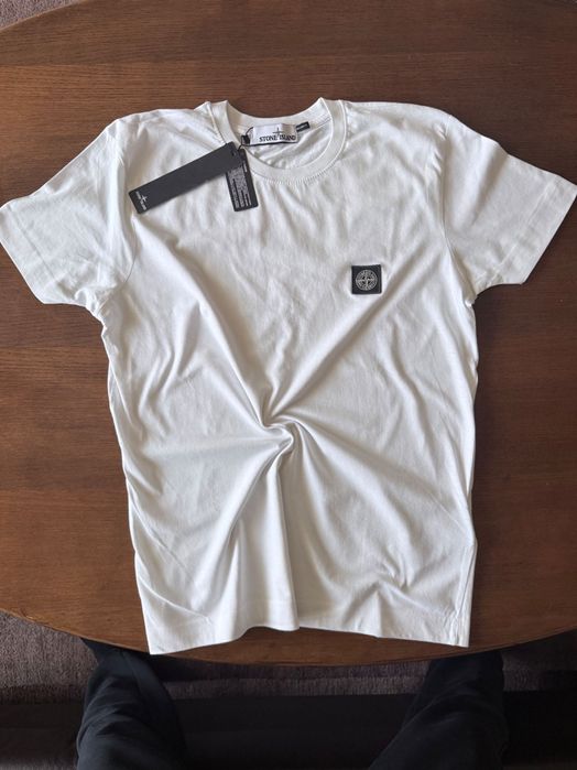 Оригинална тениска Stone Island бяла