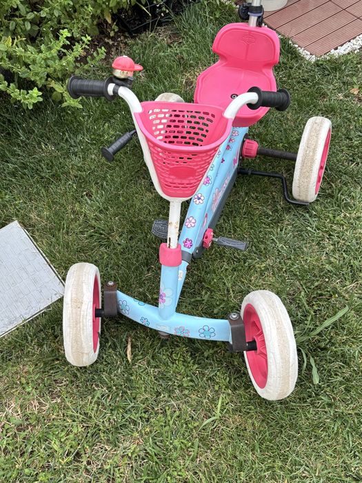 Kart Berg Buzzy Bloom fetite cu maner